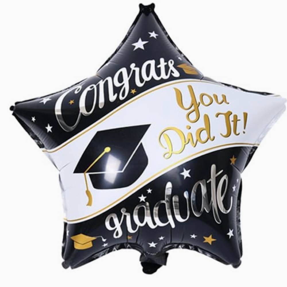 FOIL Graduation Balloon with Cap Design(18 in.)